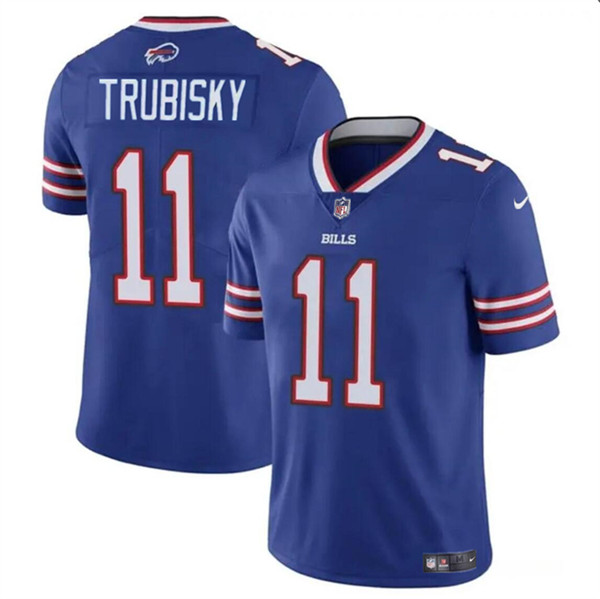 Buffalo Bills #11 Mitch Trubisky Blue Vapor Untouchable Limited Stitched Jersey - Zenithce