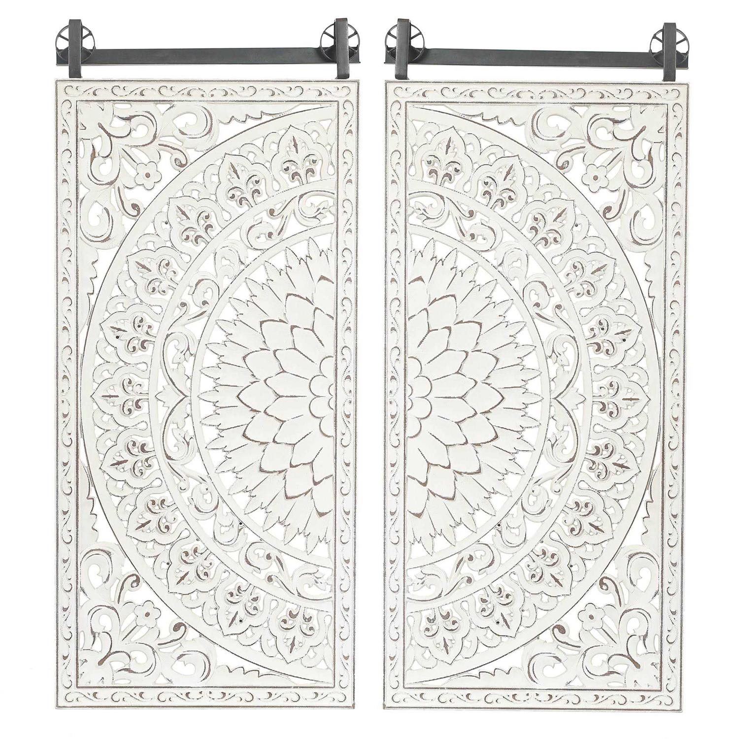 LuxenHome Rustic 6ft Decorative Blanket Ladder - Zenithce