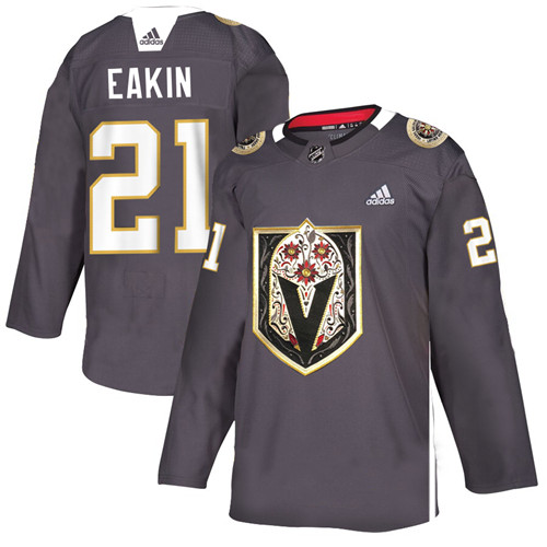 Vegas Golden Knights #21 Cody Eakin Grey Latino Heritage Night Stitched Jersey - Zenithce