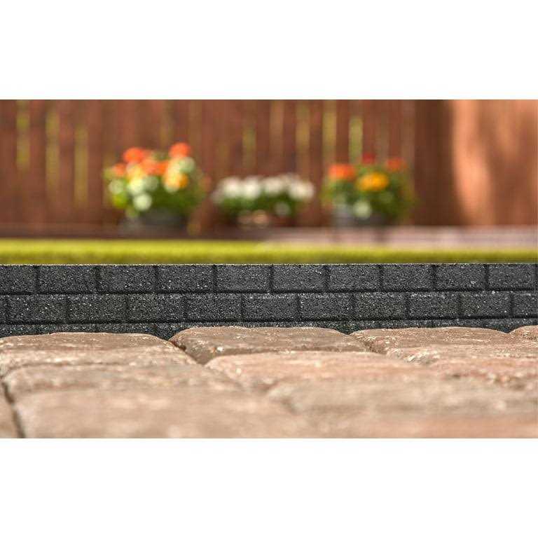 Rubberific Brickface Rubber Landscape Edging Brown - Zenithce