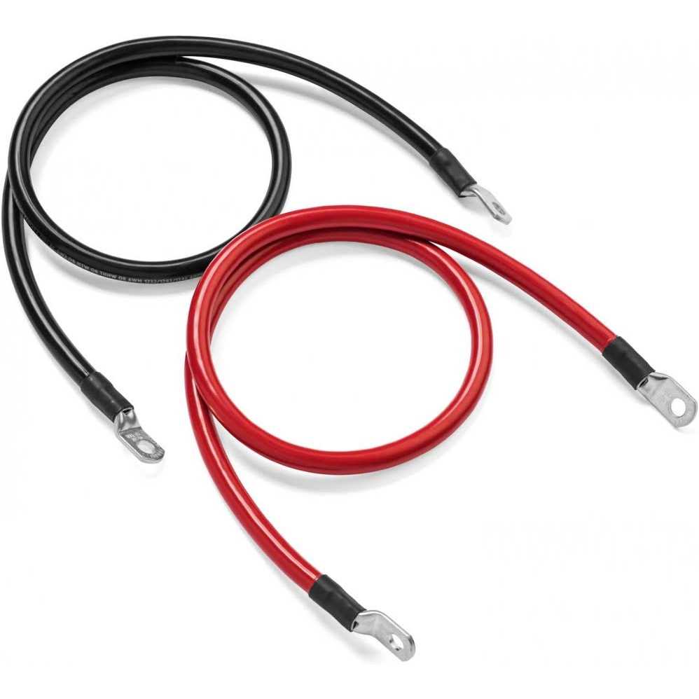 Spartan Power Battery Cable 2 Foot Gauge AWG Wire Set - Zenithce