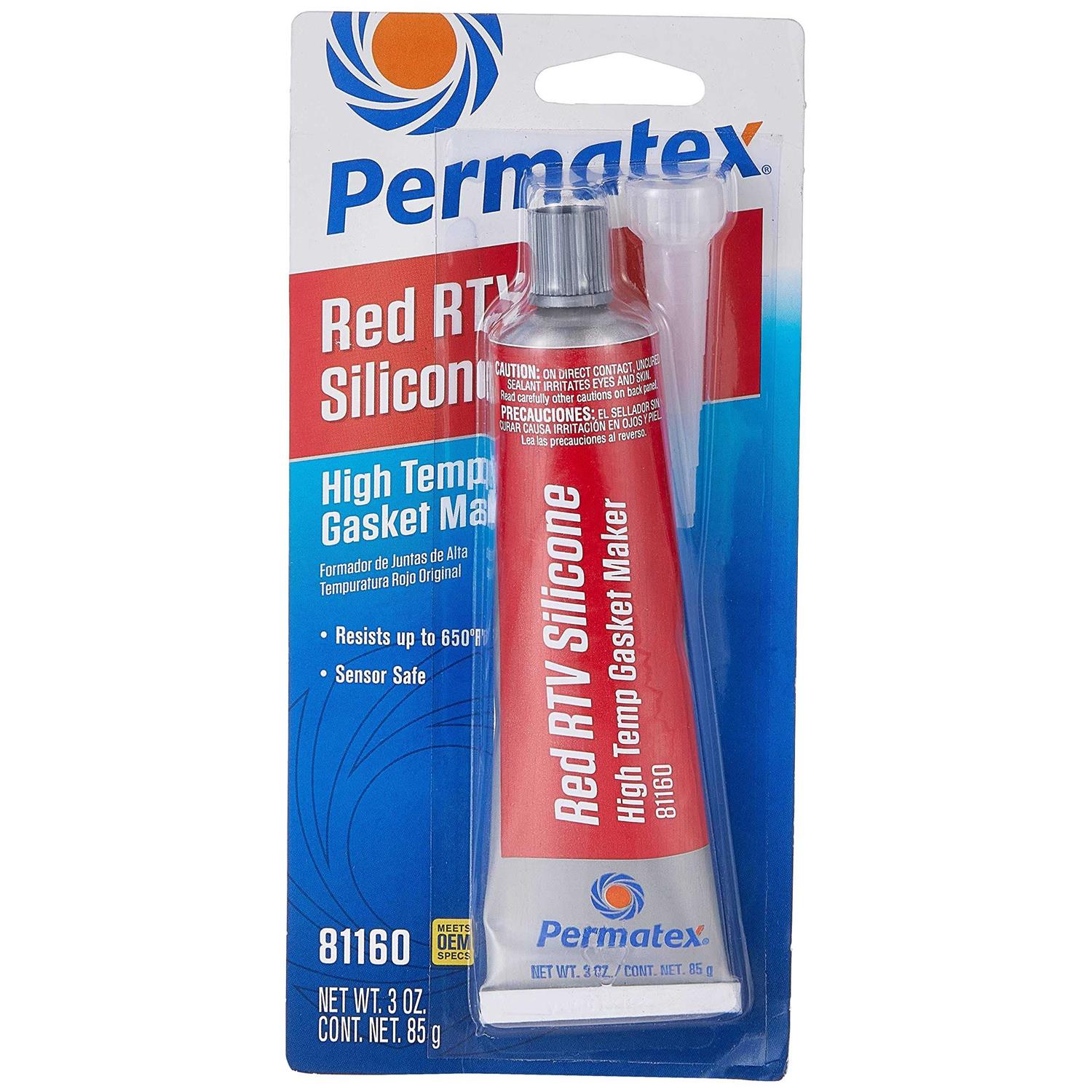 Permatex 81158 Black Silicone Adhesive Sealant - Zenithce