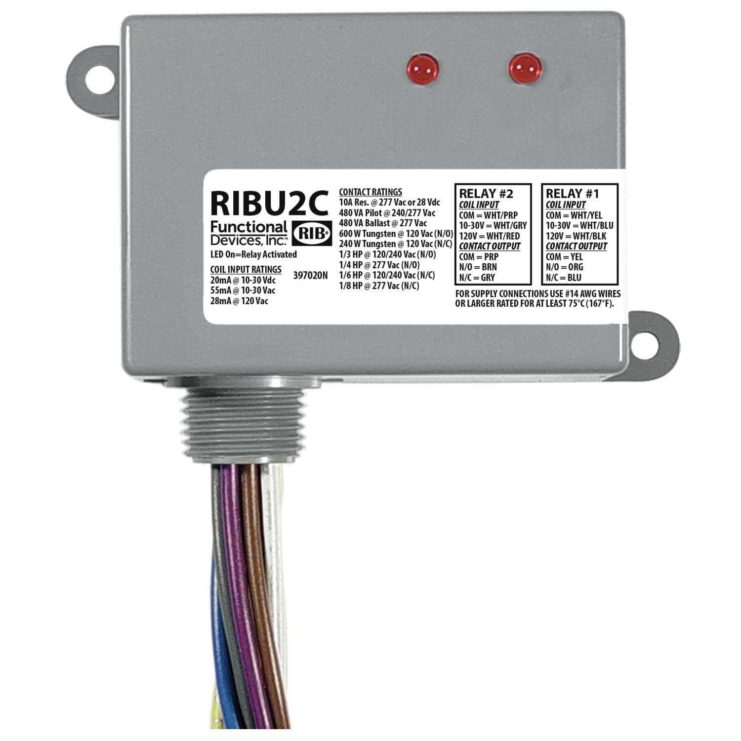 Functional Devices RIB2401D Relay - Zenithce