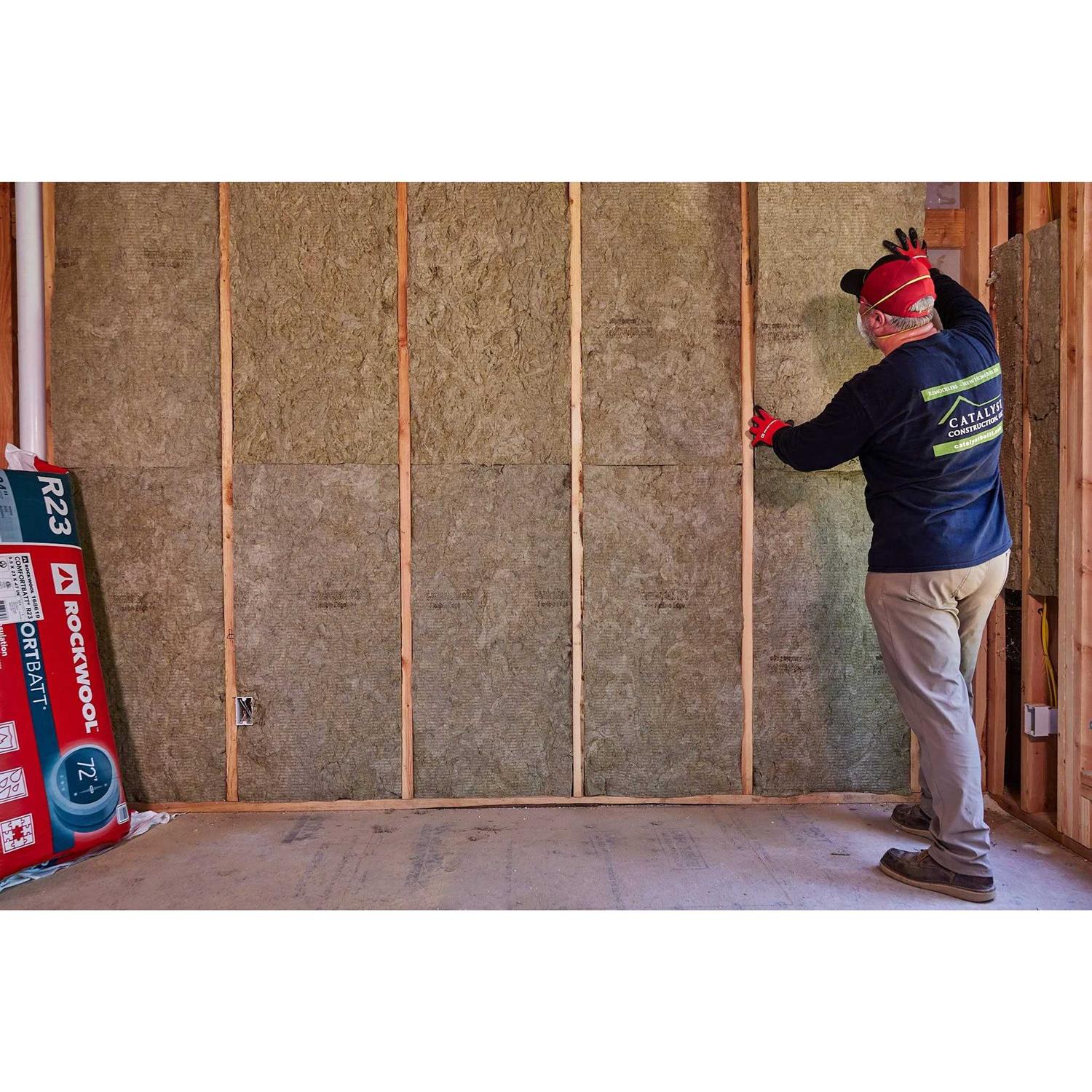 Rockwool Comfortbatt R-23 Attic Wall Unfaced Stone Wool Batt Insulation - Zenithce