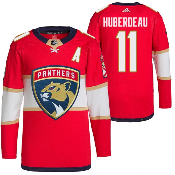 Florida Panthers #11 Jonathan Huberdeau Red Stitched Jersey - Zenithce
