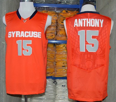 Syracuse Orange #15 Camerlo Anthony 2014 Orange Jersey - Zenithce