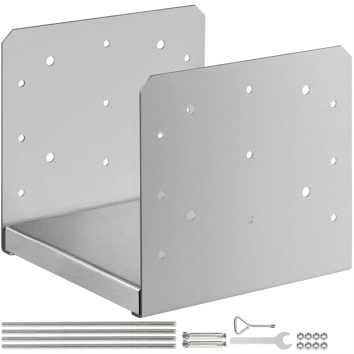VEVOR Standoff Post Base Adjustable Post Base Adjustable Post Anchor Drawing Surface - Zenithce