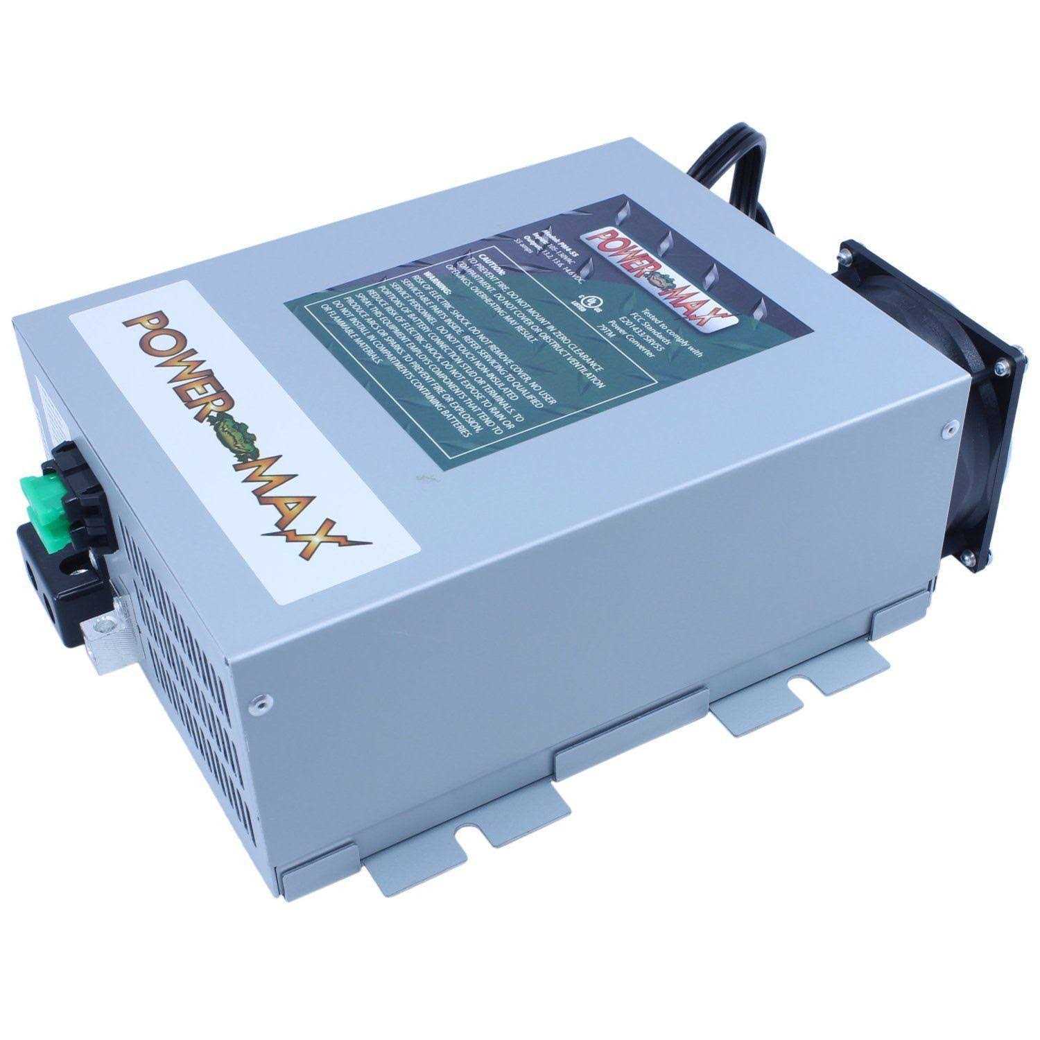 PowerMax PM4 45A 110V AC to 12V DC 45 Amp Power Converter with Built-in 4 Stage Smart Battery Charger - Zenithce