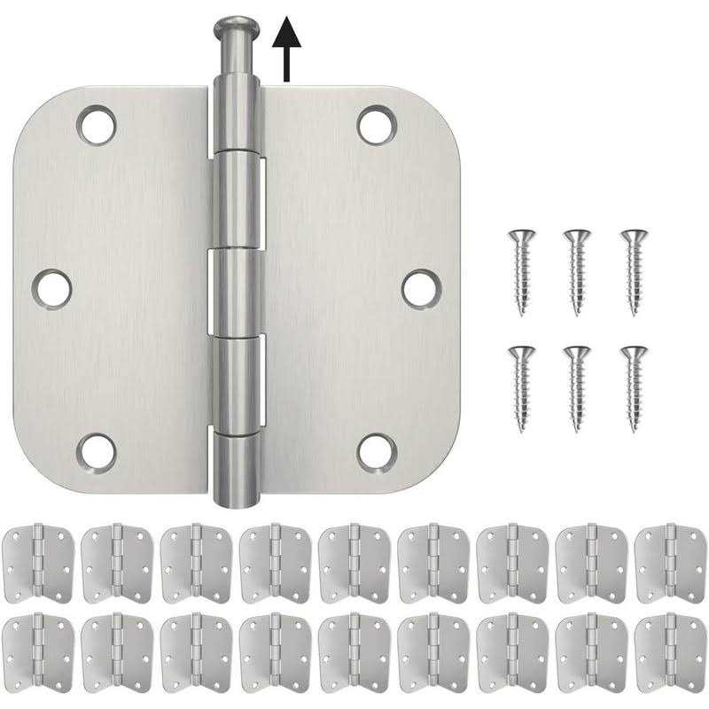 Hosom Rounded Door Hinges 3.5 x 3.5 inch - Zenithce