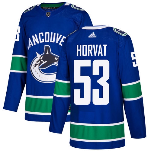 Vancouver Canucks #53 Bo Horvat Blue Stitched Adidas Jersey - Zenithce