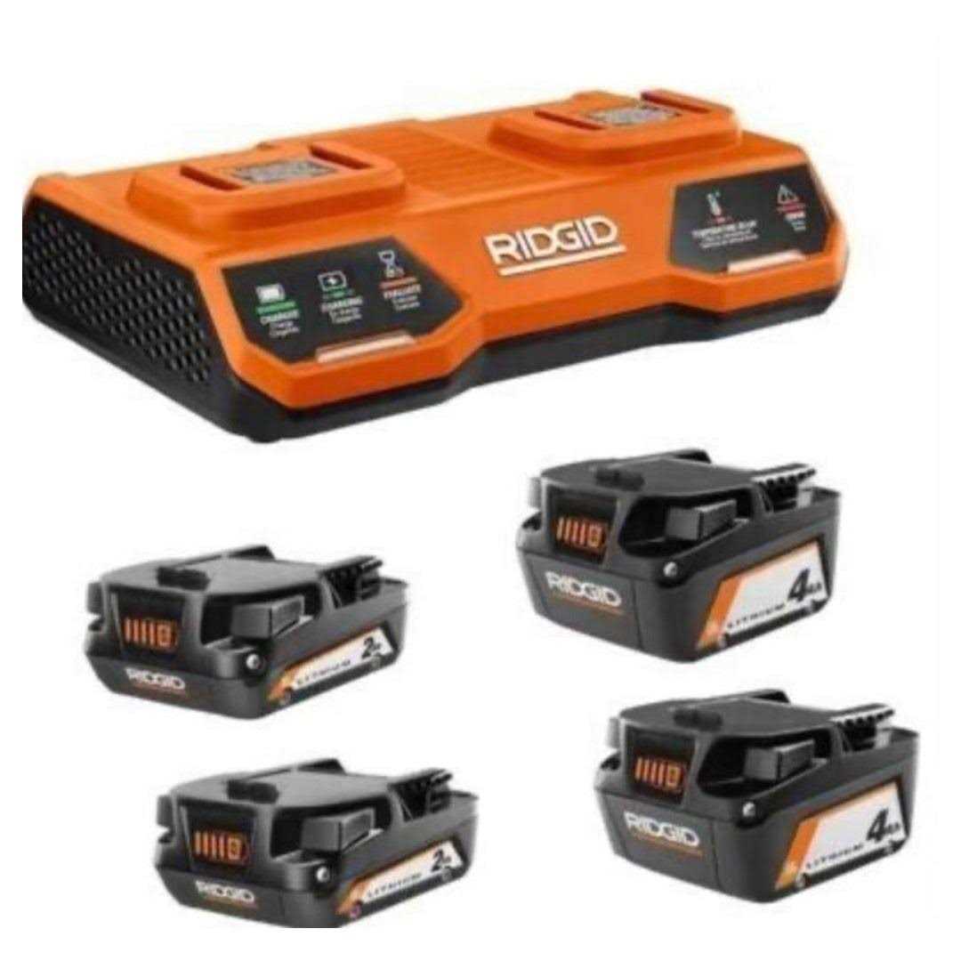 RIDGID 18V Cordless Reciprocating Saw Kit with 4.0 Ah Battery and Charger - Zenithce
