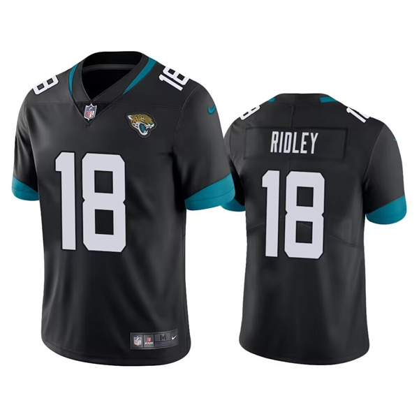 Jacksonville Jaguars #18 Calvin Ridley Black Vapor Untouchable Limited Stitched Jersey - Zenithce
