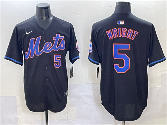 New York Mets #5 David Wright Black Limited Stitched Jersey - Zenithce