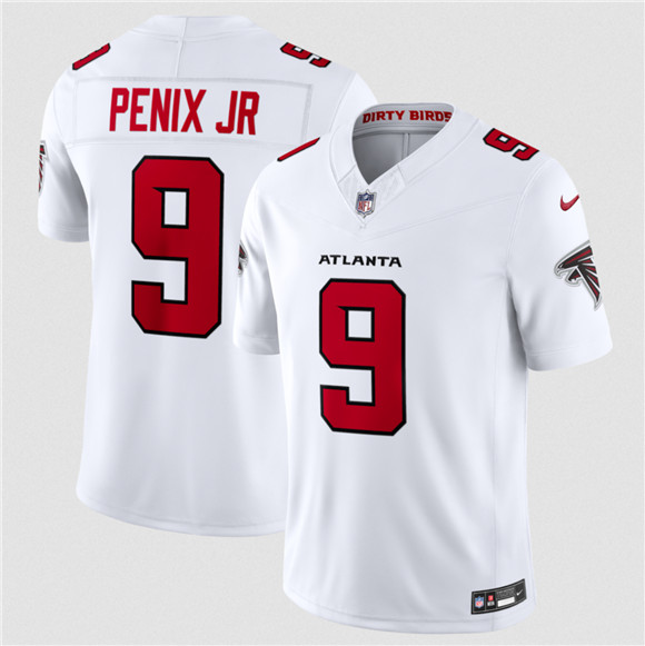Atlanta Falcons #9 Michael Penix Jr. White 2026 New F.U.S.E. Vapor Untouchable Limited Stitched Jersey - Zenithce