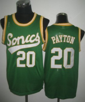 Seattle Supersonics #20 Gary Payton 2003-04 Green Swingman Jersey - Zenithce