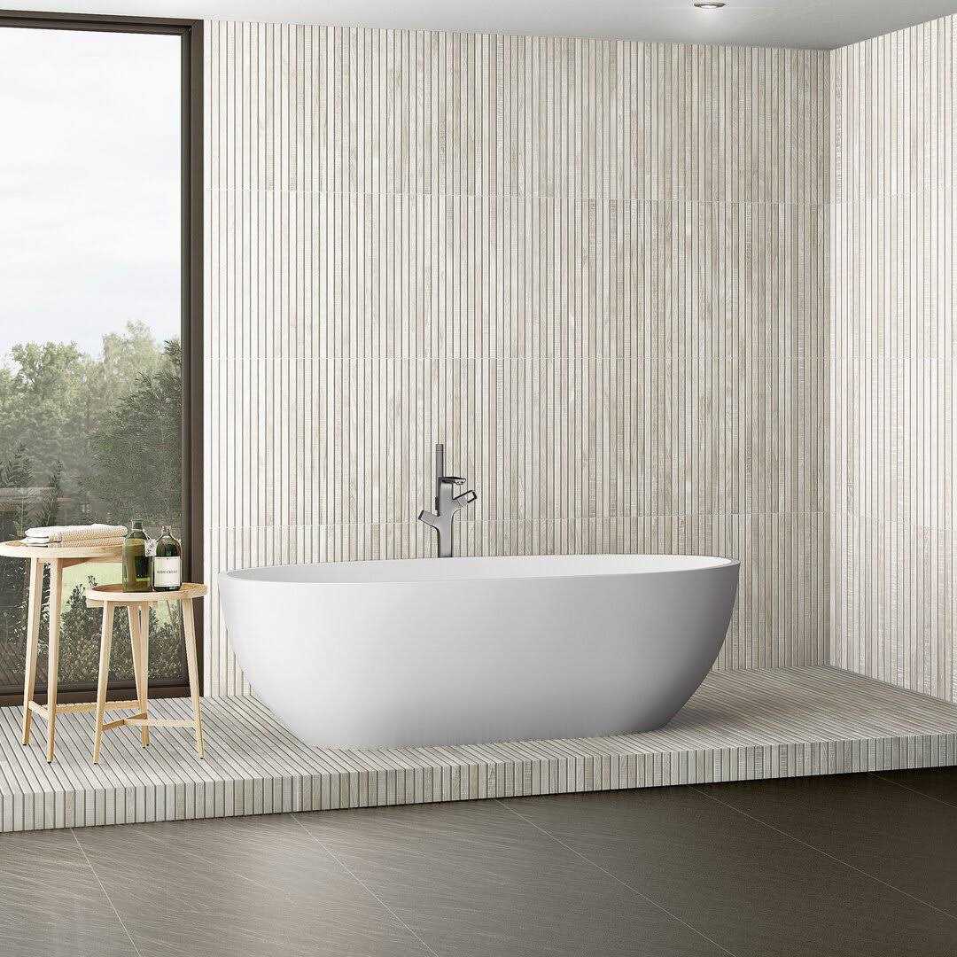 Ivy Hill Tile Montgomery Ribbon 24 in. x 48 in. Matte Porcelain Floor and Wall Tile - Zenithce