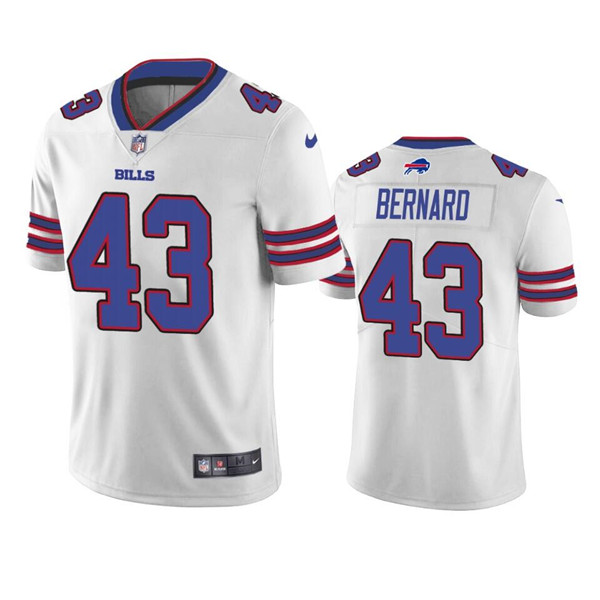 Buffalo Bills #43 Terrel Bernard White Vapor Untouchable Limited Stitched Jersey - Zenithce