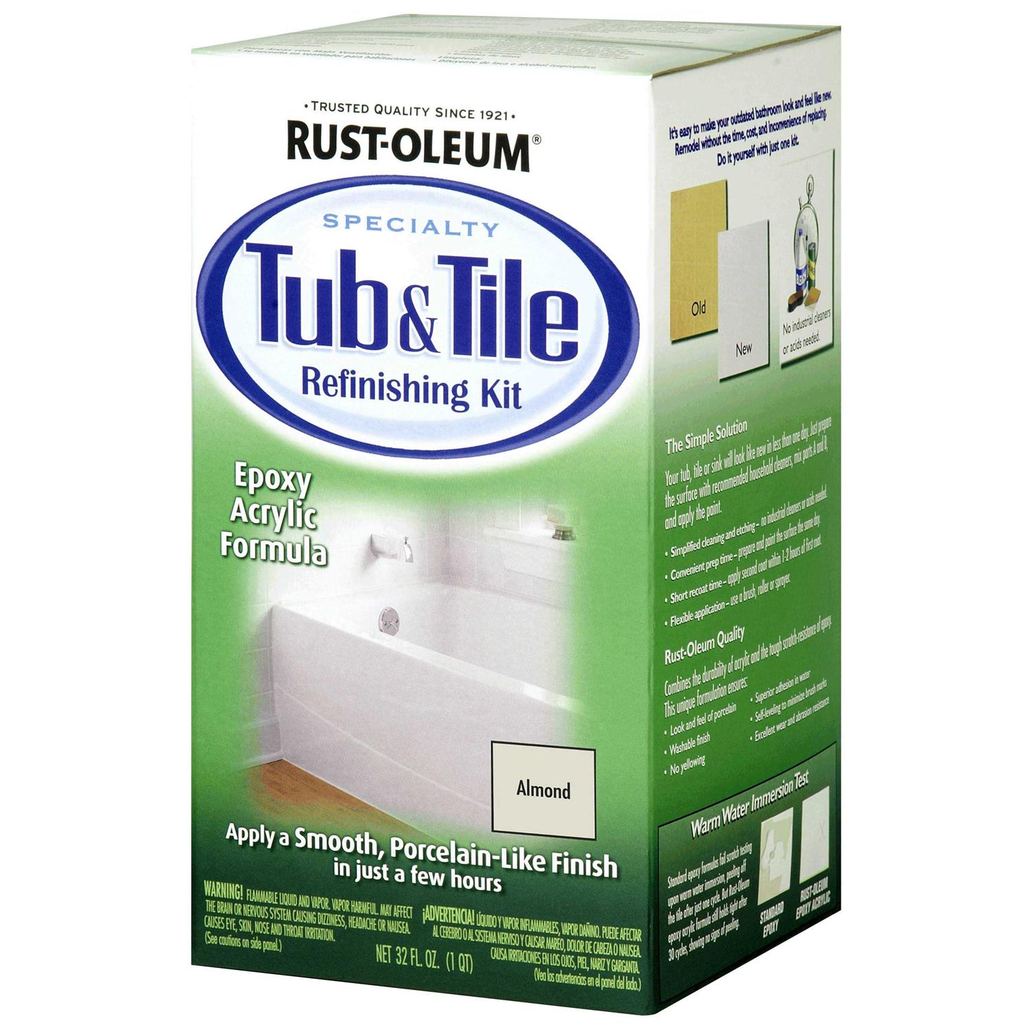 Rust-Oleum 7860519 Tub and Tile Refinishing Kit - Zenithce