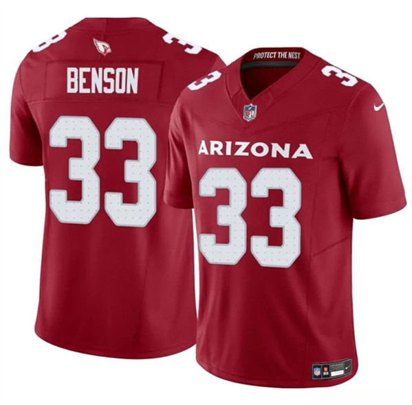 Arizona Cardinals #33 Trey Benson Red 2024 F.U.S.E. Vapor Untouchable Limited Stitched Jersey - Zenithce