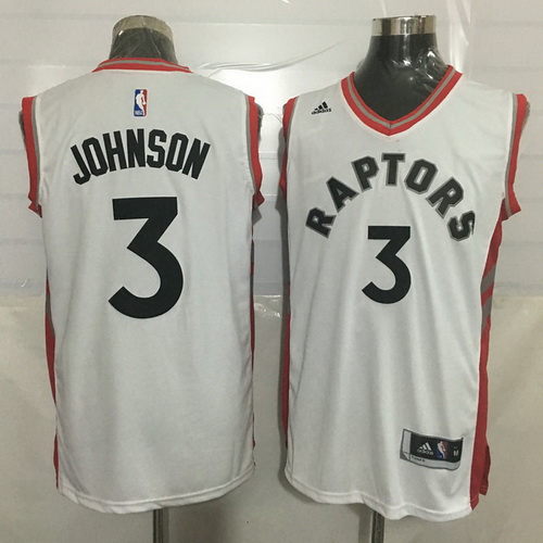Toronto Raptors #3 James Johnson White New Rev 30 Swingman Jersey - Zenithce