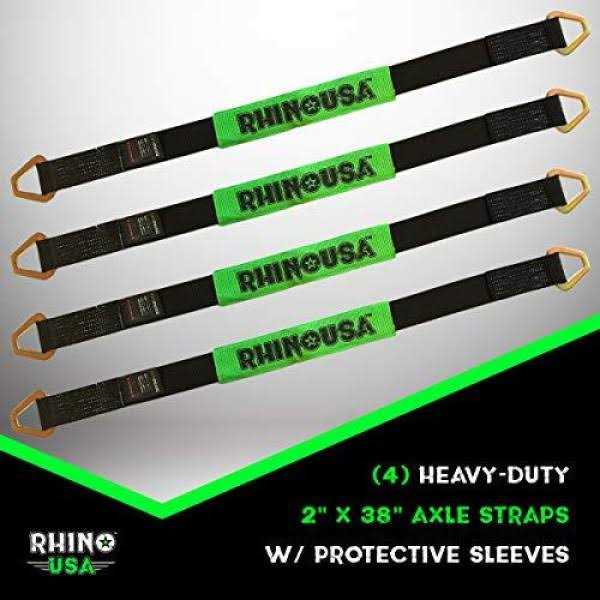 Rhino USA 8 Ton Super Shackles w/ Isolators - Zenithce