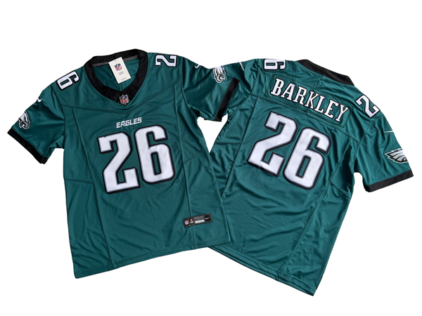Philadelphia Eagles #26 Saquon Barkley Green 2024 F.U.S.E. Vapor Untouchable Limited Stitched Jersey - Zenithce