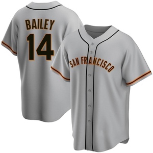 San Francisco Giants #14 Patrick Bailey Gray Cool Base Stitched Jersey - Zenithce