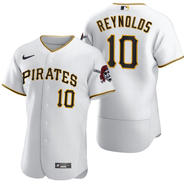 Pittsburgh Pirates #10 Bryan Reynolds White Flex Base Stitched Jersey - Zenithce