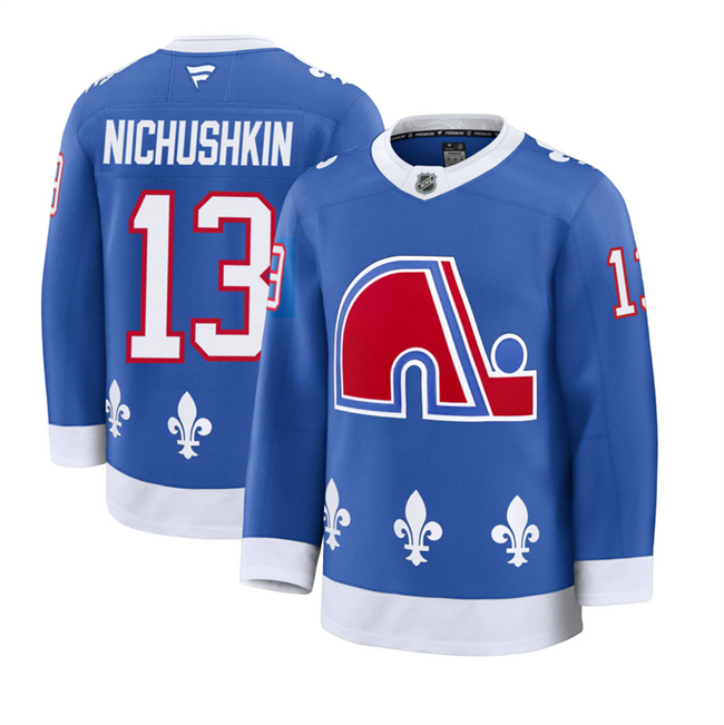 Colorado Avalanche #13 Valeri Nichushkin Blue 2025 Alternate Stitched Jersey - Zenithce