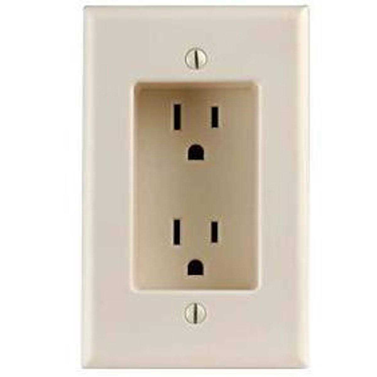 Leviton Recessed Duplex Receptacle 689 - Zenithce