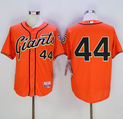 Giants #44 Willie McCovey Orange Cool Base Stitched Jersey - Zenithce