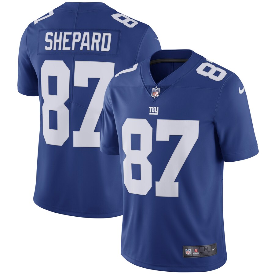 New York Giants #87 Sterling Shepard Blue Vapor Untouchable Limited Stitched Jersey - Zenithce