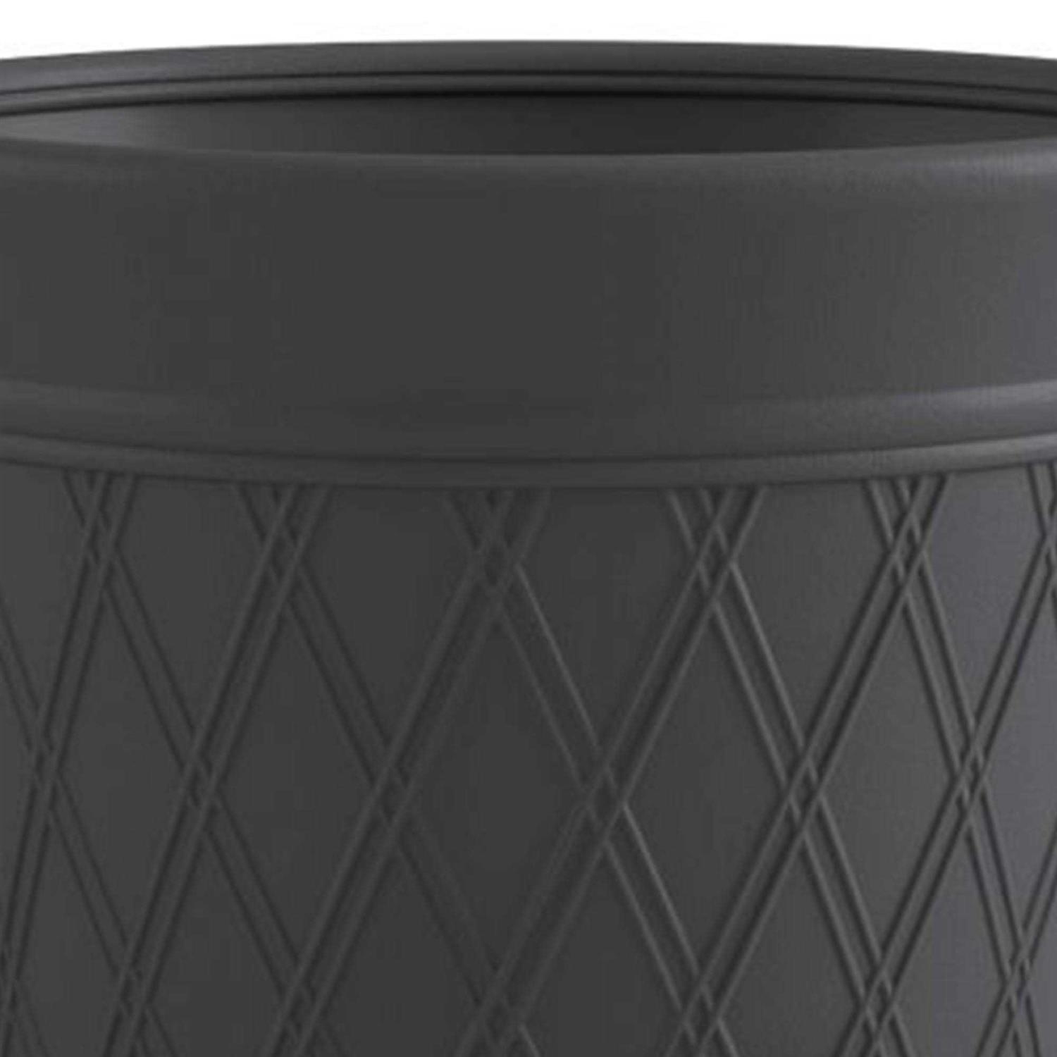 Suncast 14” x 12 Decorative Hideaway Garden Hose Storage Pot - Zenithce