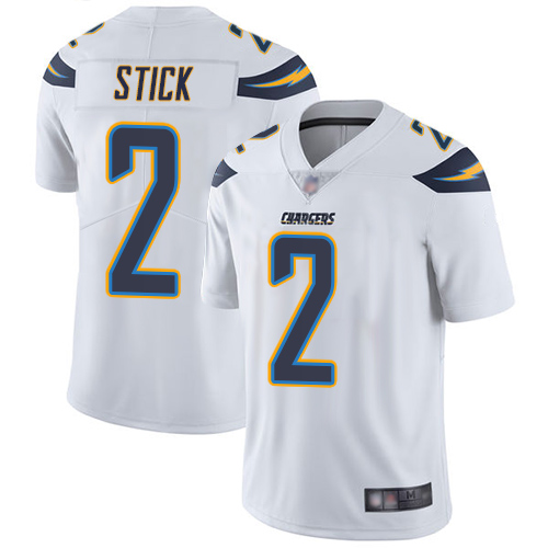 Los Angeles Chargers #2 Easton Stick White Vapor Untouchable Limited Stitched Jersey - Zenithce