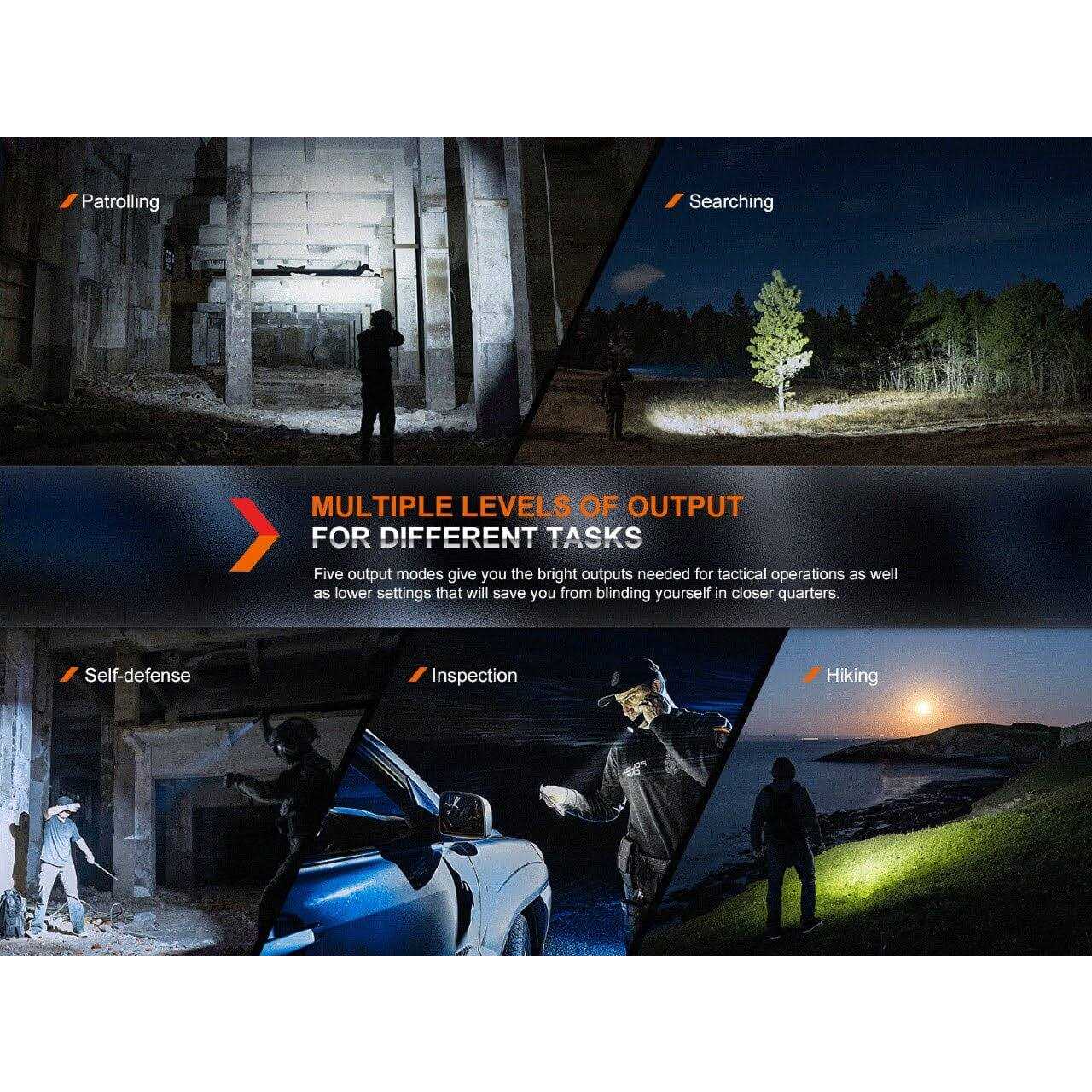 Fenix PD36 TAC 3000 Lumen Flashlight - Zenithce