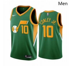 Utah Jazz 10 Mike Conley Green Swingman 2020 21 Earned Edition Jersey - Zenithce