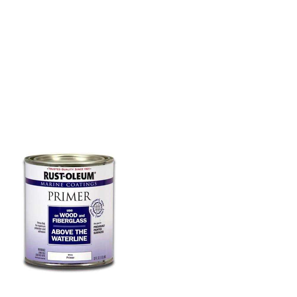 White Rust-Oleum Marine Coatings Wood & Fiberglass Primer 207014 - Zenithce