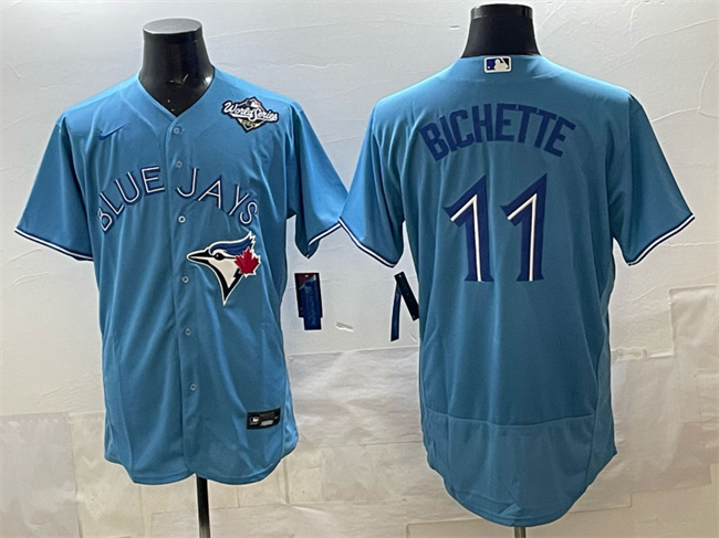 Toronto Blue Jays #11 Bo Bichette Blue 2025 World Series Flex Base Stitched Jersey - Zenithce