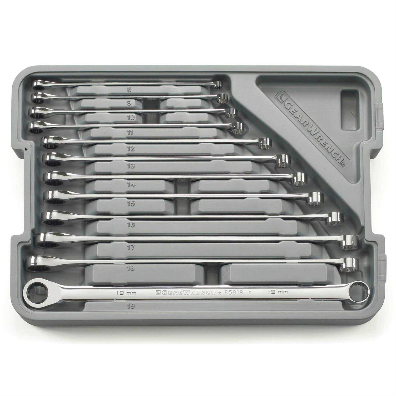 GEARWRENCH 115 Pc. 1/4 3/8 Dr. SAE/MM Mechanics Hand Tool Racing Set - Zenithce
