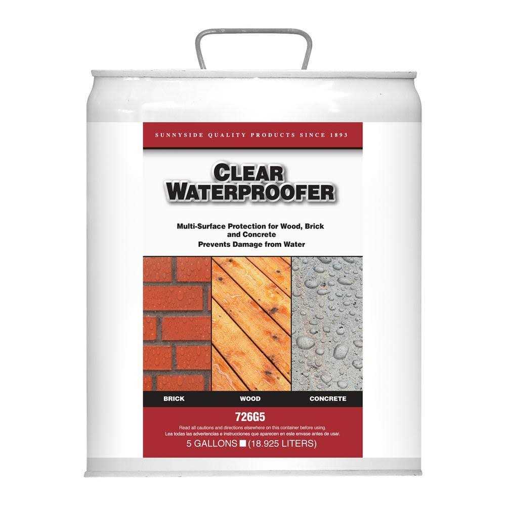Sunnyside 5 gal. Clear Waterproofer - Zenithce