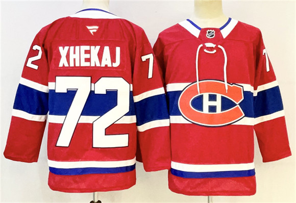 Montreal Canadiens #72 Arber Xhekaj Red 2024-25 Stitched Jersey - Zenithce