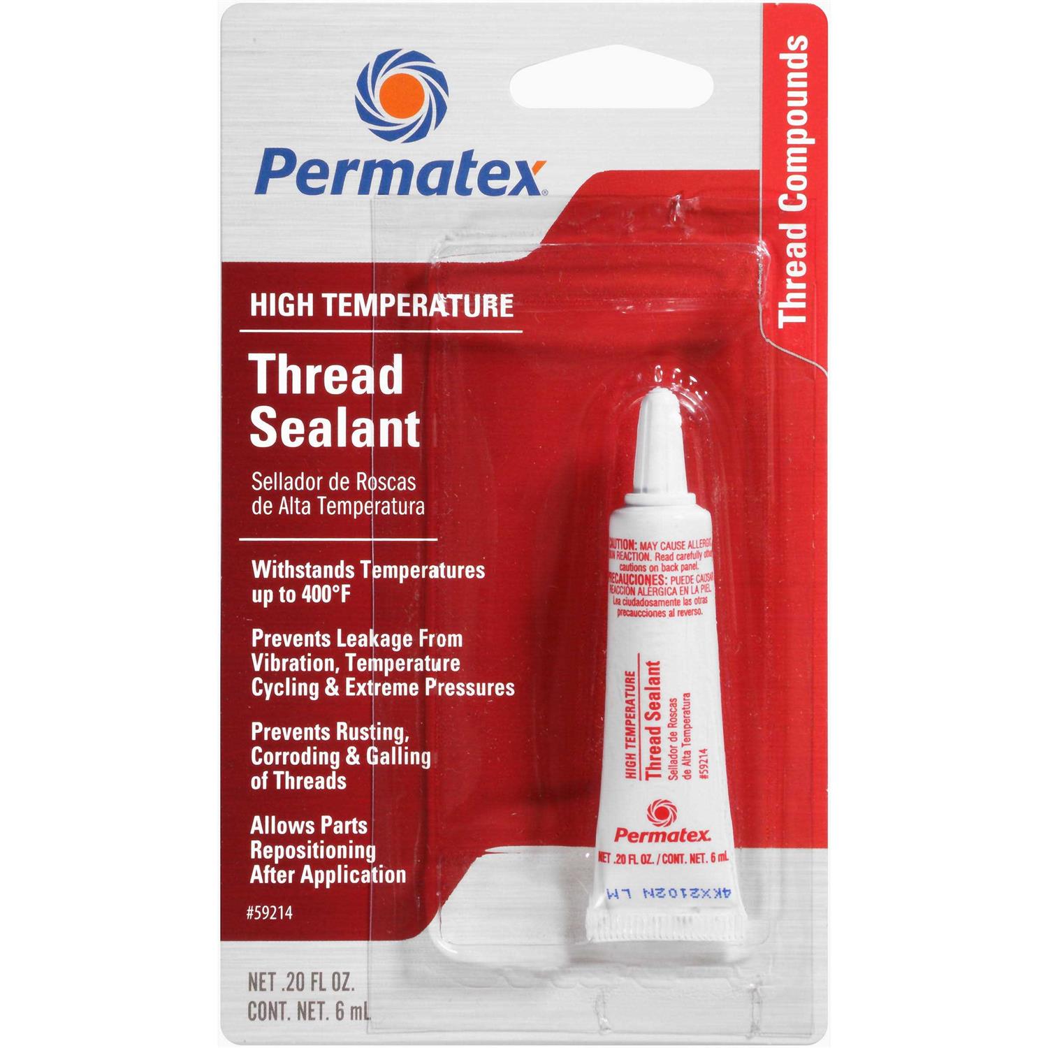 Permatex High Temperature Thread Sealant 59214 - Zenithce