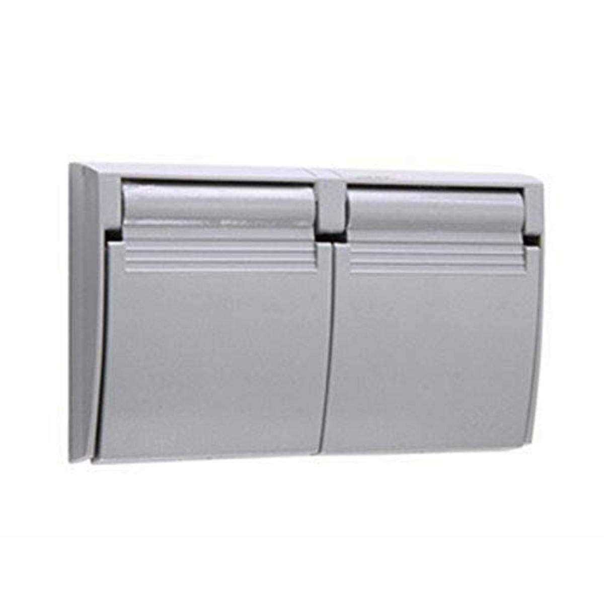 Pass & Seymour 302/304 S/S 2 Gang 1 Decorator/Rocker Wall Plate SS746 - Zenithce