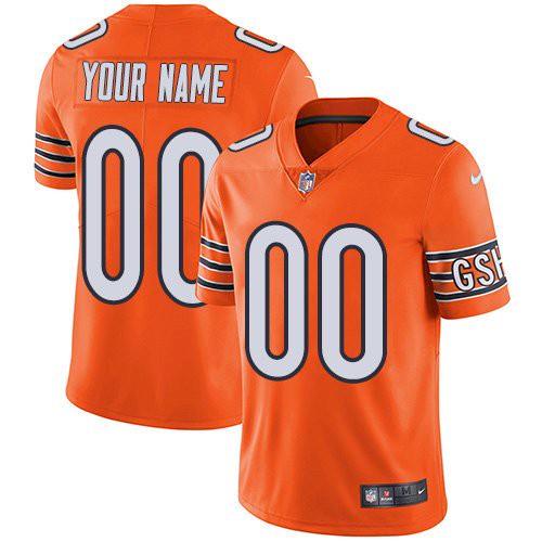 Bears Customized Orange Alternate Vapor Untouchable Stitched Limited Jersey - Zenithce