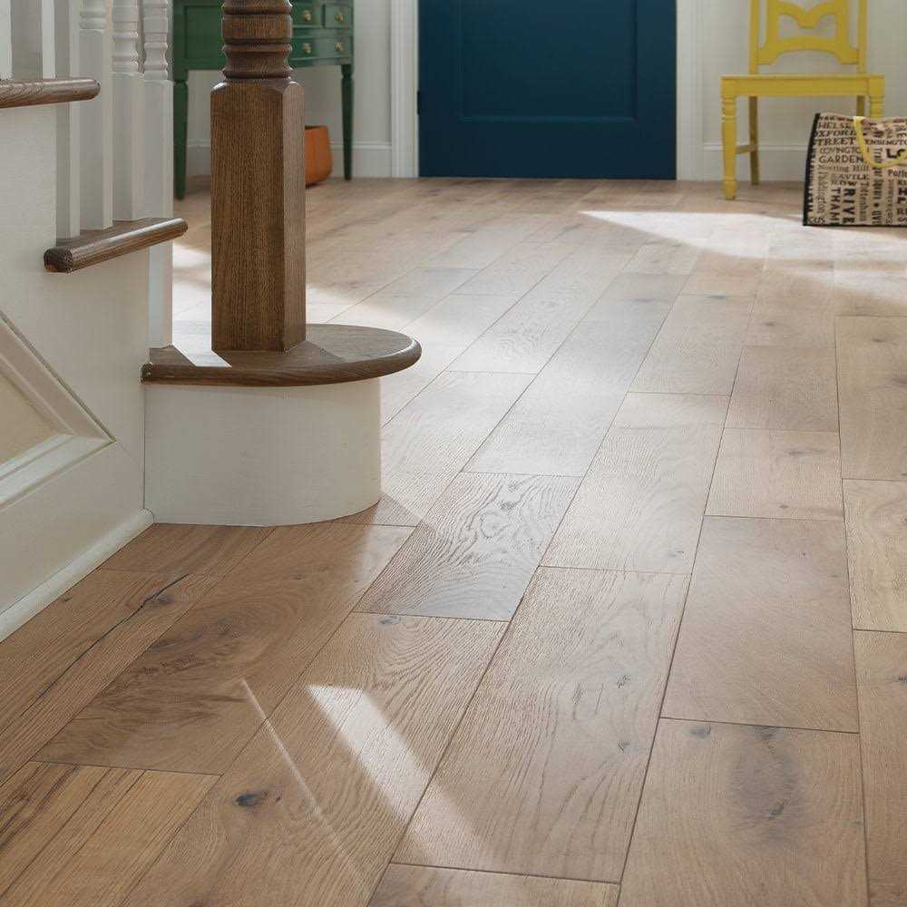 Mullican Wexford Solid Wide Wire Brushed Solid White Oak Hardwood 23573 - Zenithce