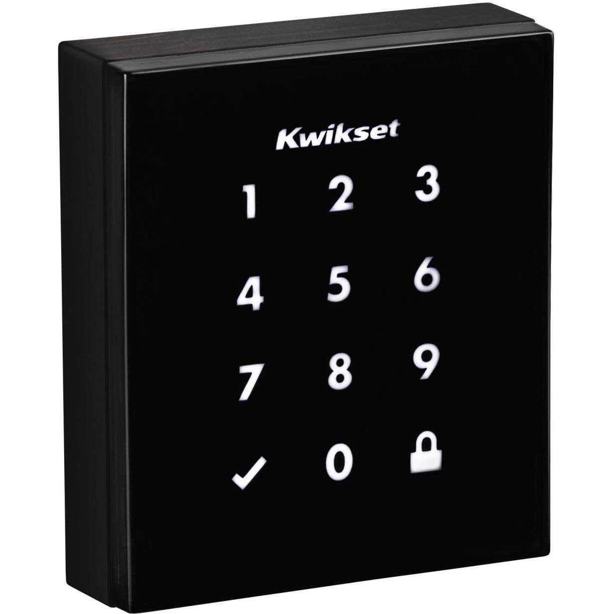 Kwikset Obsidian Keyless Z-Wave Electronic Touchscreen Deadbolt 954OBN - Zenithce