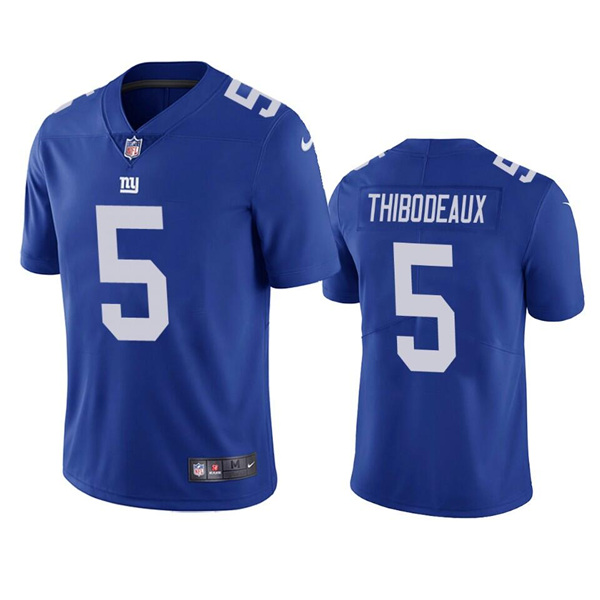 New York Giants #5 Kayvon Thibodeaux 2022 Blue Vapor Untouchable Limited Stitched Jersey - Zenithce