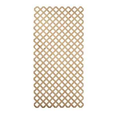 ProWood Lattice Panel 48 W x 96 L Brown Wood - Zenithce