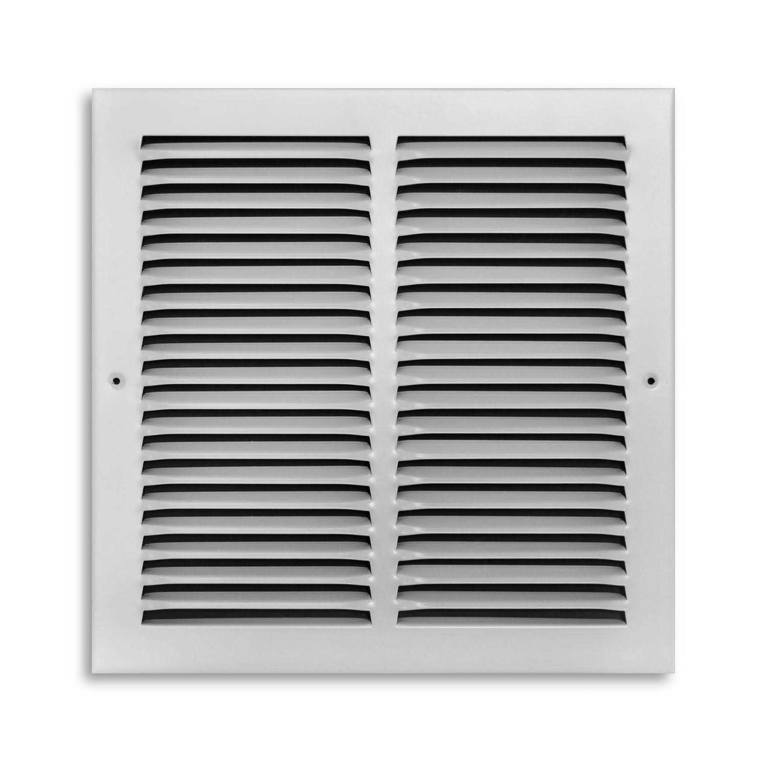 Tru Aire 12 in. H X 1-Way Powder Coat White Steel Return Air Grille - Zenithce
