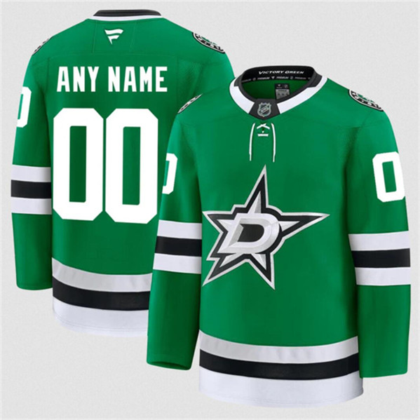 Dallas Stars Custom Green 2024-25 Home Stitched Jersey - Zenithce